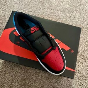 SOLD‼️ Brand New Womens Air Jordan 1 Retro Low OG Black/Powder Blue/Gym Red